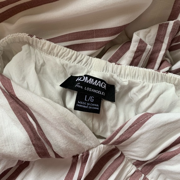 White & dark pink romper - Picture 5 of 6